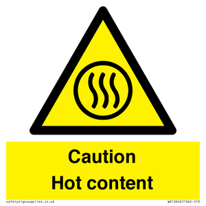 WK12642: Caution Hot content