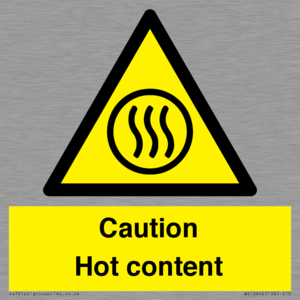 WK12642: Caution Hot content