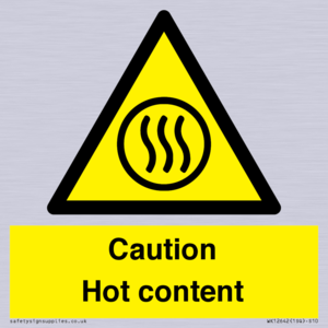 WK12642: Caution Hot content