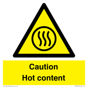 WK12642: Caution Hot content