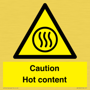 WK12642: Caution Hot content