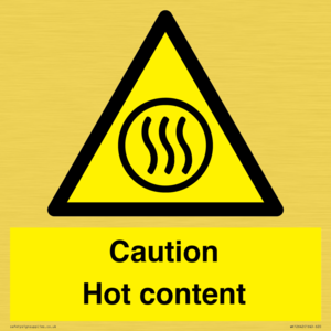 WK12642: Caution Hot content