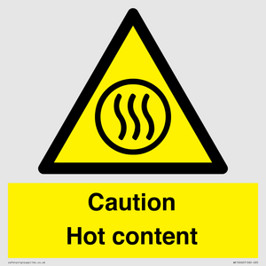 WK12642: Caution Hot content