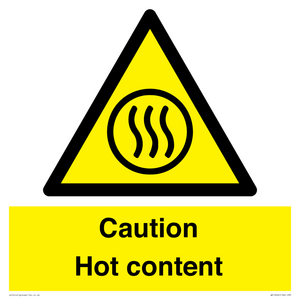 WK12642: Caution Hot content