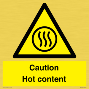 WK12642: Caution Hot content
