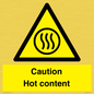 WK12642: Caution Hot content