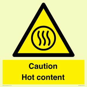 WK12642: Caution Hot content