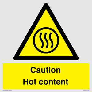WK12642: Caution Hot content