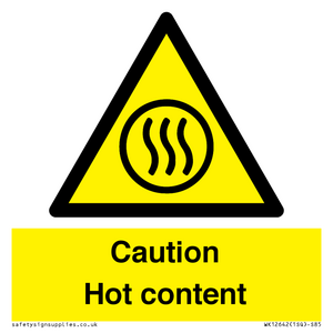 WK12642: Caution Hot content