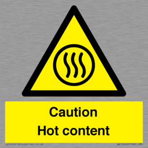 WK12642: Caution Hot content