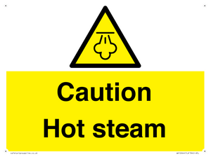 WK12644: Caution Hot steam