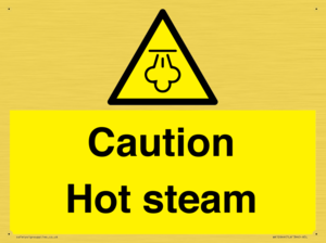 WK12644: Caution Hot steam