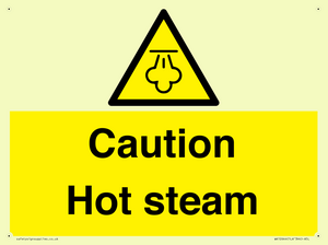 WK12644: Caution Hot steam