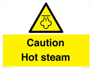 WK12644: Caution Hot steam