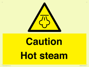 WK12644: Caution Hot steam
