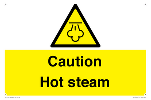 WK12644: Caution Hot steam