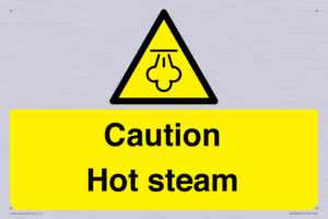 WK12644: Caution Hot steam