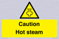 WK12644: Caution Hot steam