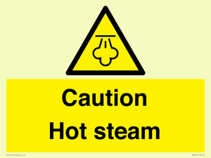 WK12644: Caution Hot steam