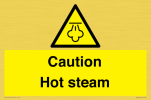 WK12644: Caution Hot steam