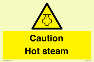 WK12644: Caution Hot steam