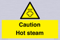 WK12644: Caution Hot steam