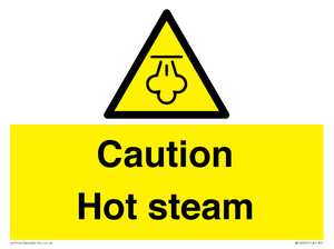 WK12644: Caution Hot steam