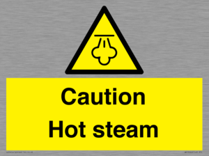 WK12644: Caution Hot steam