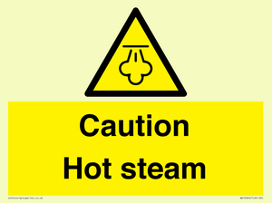 WK12644: Caution Hot steam
