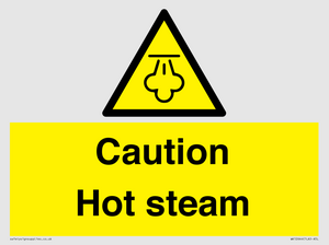 WK12644: Caution Hot steam