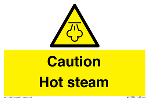WK12644: Caution Hot steam
