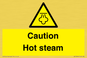 WK12644: Caution Hot steam
