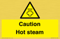 WK12644: Caution Hot steam
