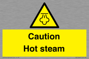 WK12644: Caution Hot steam