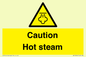 WK12644: Caution Hot steam