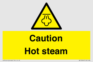 WK12644: Caution Hot steam