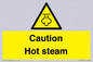 WK12644: Caution Hot steam