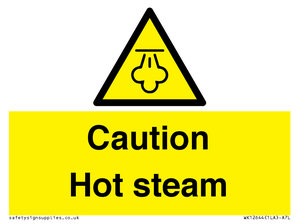WK12644: Caution Hot steam