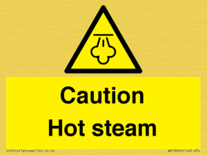 WK12644: Caution Hot steam