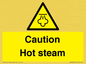 WK12644: Caution Hot steam