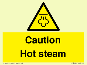 WK12644: Caution Hot steam