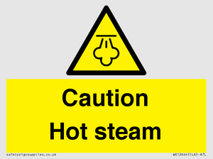 WK12644: Caution Hot steam