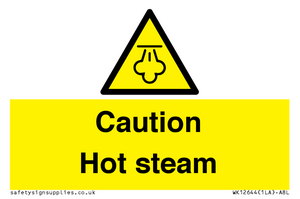 WK12644: Caution Hot steam