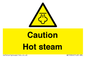 WK12644: Caution Hot steam