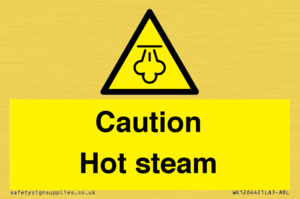 WK12644: Caution Hot steam