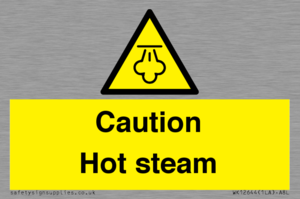 WK12644: Caution Hot steam