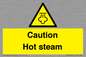 WK12644: Caution Hot steam