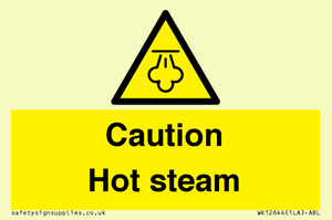 WK12644: Caution Hot steam