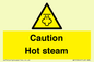 WK12644: Caution Hot steam