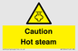 WK12644: Caution Hot steam